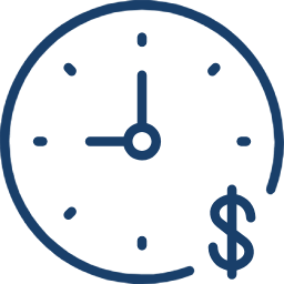 icone de serviço hora extra